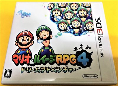 幸運小兔 3DS 瑪莉歐與路易 RPG 4  瑪莉兄弟 超級瑪莉 瑪莉歐 日規 2DS、3DS適用