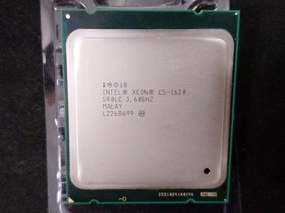 【含稅】Intel Xeon E5-1620 3.6G 2011 四核八線 130W 正式 CPU 一年保
