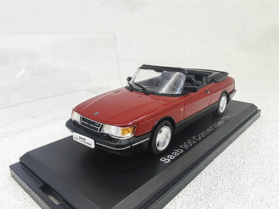 汽車模型 車模 收藏模型諾威爾 1/43 薩博紳寶 900 Convertible 1991 敞篷車模型