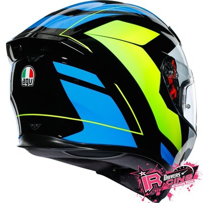 ♚賽車手的試衣間♚ AGV® AGV K-5 S Core Black Black/Yellow