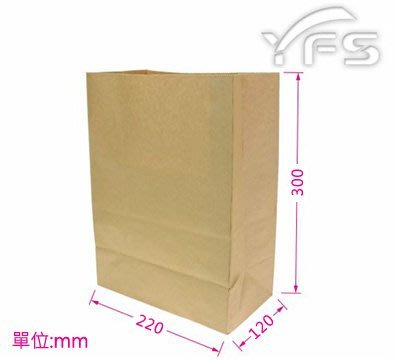916(S)方型袋 (牛皮紙袋/麵包袋/速食外袋/紙袋/購物袋/包裝袋/禮物袋)