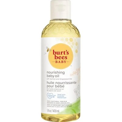 【彤彤小舖】Burt s bees 蜜蜂爺爺 小麥杏樹嬰兒油 5oz(147.8ml) 美國原廠