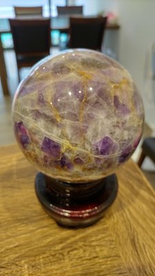 夢幻紫水晶球10cm