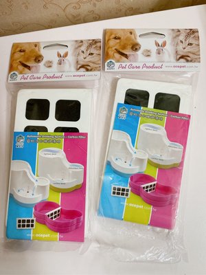 寵物用品*Acepet愛思沛～寵物貓狗電動活水機· 專用活性碳濾芯 ～餵水機飲水器· 過濾棉