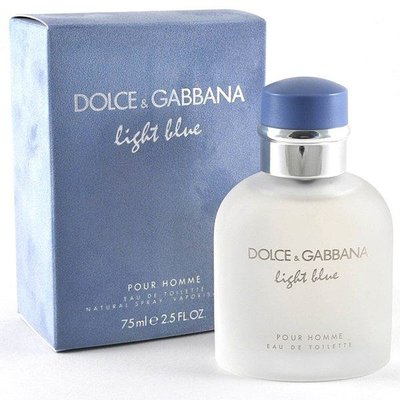 HUAHUA 香水美妝 Dolce&Gabbana Light Blue 淺藍 男性 淡香水 75ml【全新正品】