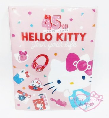 ♥小公主日本精品♥Hello kitty 凱蒂貓滿版小圖粉色收納夾資料夾文件夾20頁袋資料夾~預購(3)