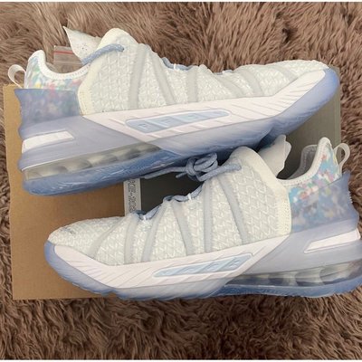 【正品】Nike LeBron 18 "Blue Tint" 冰藍 冰淇淋 休閒 籃球 CT4677-400潮鞋