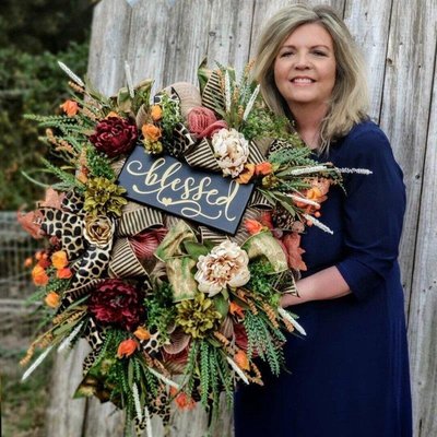 萬聖換裝 Fall Cheetah Wreath秋季豹紋花環 氛圍裝飾門牌裝飾花環