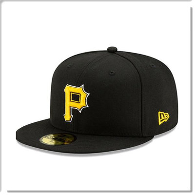 【ANGEL NEW ERA】NEW ERA MLB 匹茲堡 海盜 59FIFTY 正式球員帽 通用 黑 白邊 棒球帽