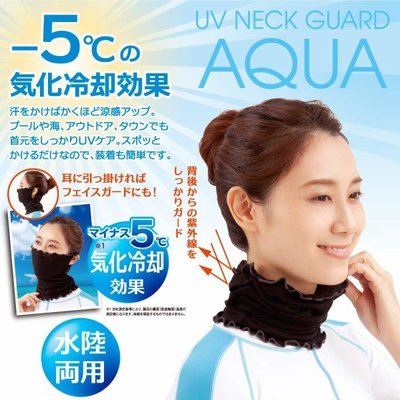 [霜兔小舖]日本代購  AQUA  抗UV口罩 涼感口罩 遮陽 脖圍 UPF50＋水陸兩用