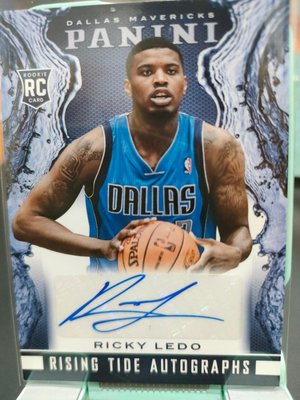 NBA球卡_2013-14 Panini Rising Tide Autographs_Ricky Ledo新人簽名卡