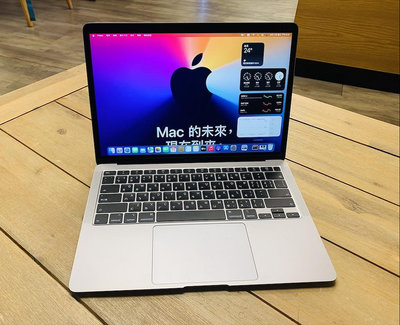 台中 MacBook Air 13吋 M1 8G 512G 太空灰 灰色 蘋果電腦 134次 沒有盒裝
