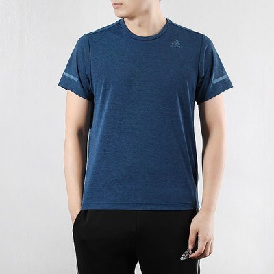 100原廠％Adidas 愛迪達男裝 21新品運動服時尚休閑健身訓練短袖T恤EI6391