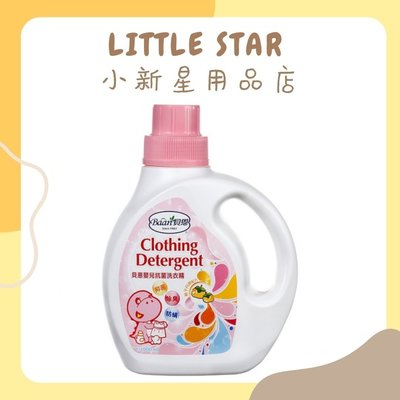 LITTLE STAR 小新星【Baan貝恩-嬰兒抗菌洗衣精罐裝1000ML】台灣製