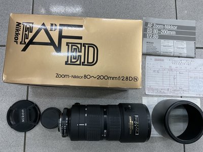 [保固一年]【高雄明豐] Nikon AF 80-200mm F2.8 ED小黑三 經典名鏡  便宜賣[905050]