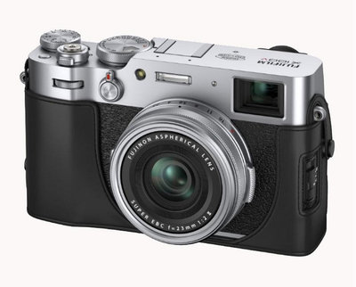 相機保護套 FUJIFILM/富士 X100V原裝相機包皮套正品行貨 LC-X100V皮相機包