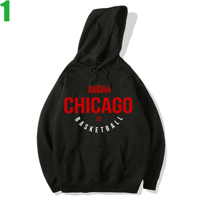 【麥可·喬丹 Michael Jordan CHICAGO】連帽厚絨長袖NBA籃球運動T恤 購買多件多優惠!【賣場一】