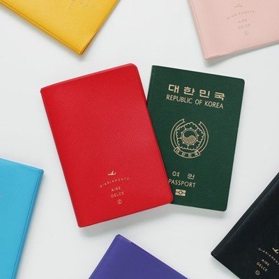 ❅PAVEE❅ 韓國2nul~ Aire Passport Cover 現在起飛 3M防側錄晶片隔離 護照套護照夾