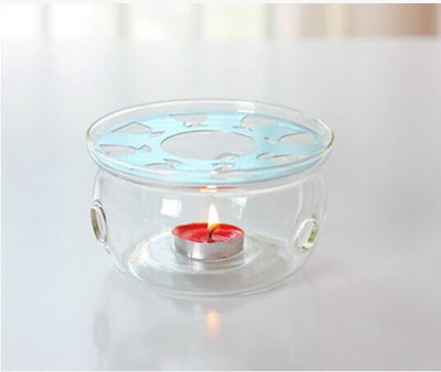 茶壺底座手工透明玻璃杯之戀蠟燭座茶具bl-2363保溫壺套裝