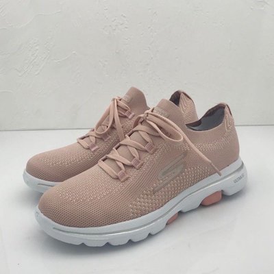 斯凱奇 GO WALK 5 粉色 超輕 舒適 減震 休閑鞋 運動鞋 健走鞋 女鞋
