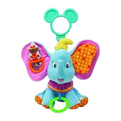 現貨 美國帶回 Disney Dumbo 迪士尼可愛小飛象 聲響玩具 娃娃 固齒器 手推車 嬰兒床 玩具 生日禮