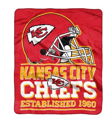 [現貨]美式足球空調毯 NFL 堪薩斯城酋長Kansas City Chiefs午睡毯車用毛毯 交換生日禮品