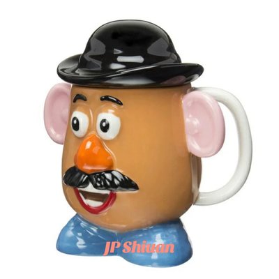 *現貨*日本Disney迪士尼 蛋頭先生 240ml 大臉浮雕 立體 陶瓷 馬克杯 杯子 咖啡杯 茶杯 玩具總動員