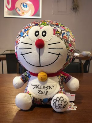 村上隆 x 哆啦A夢 x Uniqlo 簽名 娃娃 限量 Doraemon 台灣公司貨附發票