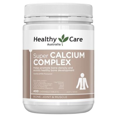 澳洲 Healthy Care 超級鈣複合物 Super Calcium Complex (400顆)