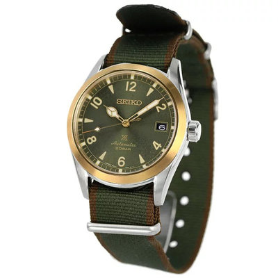 預購 SEIKO SBDC138 精工錶 手錶 38mm PROSPEX 機械錶 綠色面盤 綠色帆布錶帶 男錶女錶
