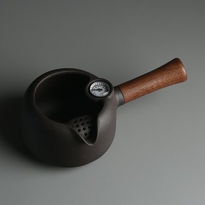 宜龍感溫加厚耐熱玻璃壺燒水壺過濾側把壺大號功夫茶具煮茶壺