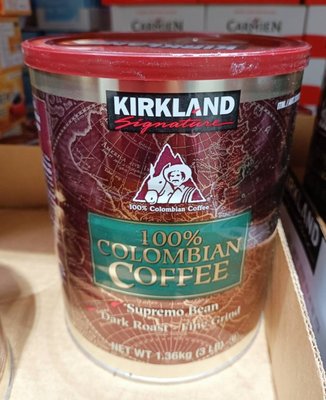 胖胖小屋♬ Costco 好市多代購🍄 Kirkland Signature 科克蘭 哥倫比亞濾泡式咖啡 1.36公斤