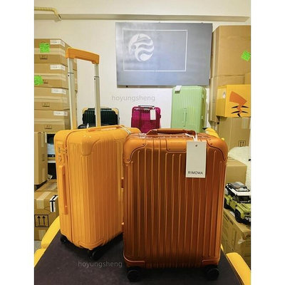 二手正品（98成新） Rimowa ORIGINAL Cabin 21寸 鋁鎂合金 火星橙色 登機箱 行李箱 旅行箱-森漫奇品屋