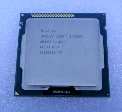 ~ 駿朋電腦 ~ Intel Core i5-3350P 3.10GHz 1155腳位 無內顯 $250