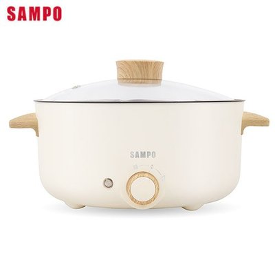 【通訊達人】SAMPO 聲寶 TQ-B19301CL 多功能三公升料理鍋/美食鍋_卡其色款