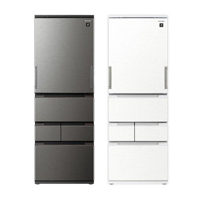 【 晨光電器/本月促銷】夏普【SJ-MW51KT-W】504L自動除菌離子左右開5門冰箱 另有RHW540RJ