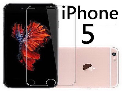 買5送1 9H 鋼化玻璃貼 蘋果 iPhone5 iPhone5s iPhoneSE iPhone5C 背貼