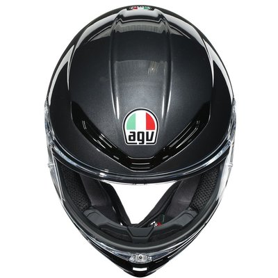 武川家族 義大利進口帽 AGV K6系列 MINIMAL 黑/黃L 全罩安全帽 碳纖複合(三A-9-3)
