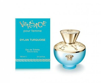 VERSACE Dylan Turquoise 凡賽斯 狄倫淡藍女性淡香水 100ml/1瓶-公司正貨