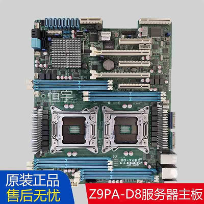 原裝Asus華碩E5-2680V2 X79 Z9PA-D8 2011針雙路工作站伺服器主板