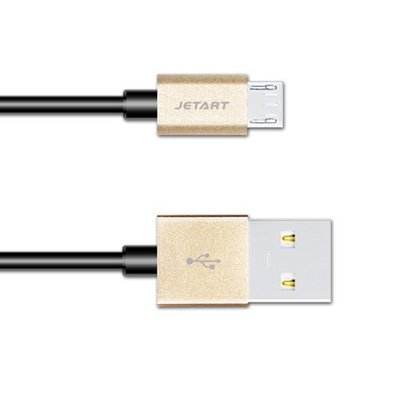 小白的生活工場*JETART 捷藝 Micro USB to USB傳輸線鋁合金外殼(CAB050A)支援快速充電功能
