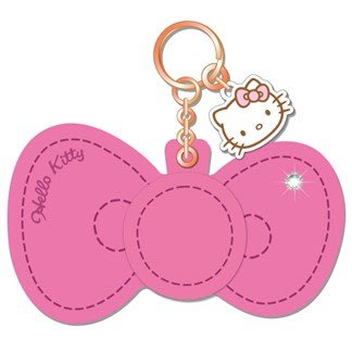 【粉蝶小舖】$ Hello Kitty 粉紅皮革蝴蝶結 icash2.0 /含鑰匙圈/另售其他款式悠遊卡/全新