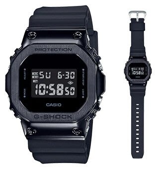 CASIO手錶公司貨附保證卡G-SHOC復刻經典的方型錶殼GM-5600B-1~~GM-5600