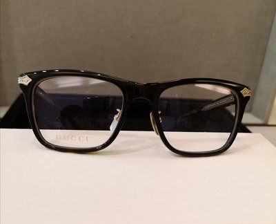 GUCCI GG-0069O-002 深玳瑁灰色金屬鈦威靈頓眼鏡-鏡盒顏色隨機出貨 日本製造 稀有釋出