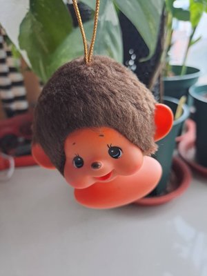 『日本購回』稀有絕版全新 日本 Sekiguchi 小猴子 Monchhichi 夢奇奇頭型玩偶 稀有昭和平成