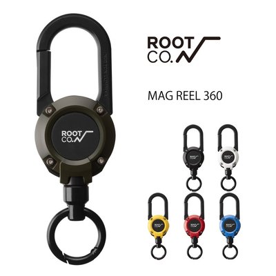 熱賣 日本 ROOT CO. Gravity MAG REEL 360度旋轉多功能登山扣 腰帶環 手機扣 鑰匙扣 登山扣