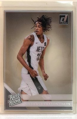 Nicholas Claxton DONRUSS CLEARLY Rated Rookie