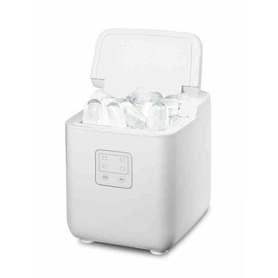 現貨 奧克斯制冰機商用15kg小型宿舍家用迷你學生全自動圓冰冰塊制作機可開發票