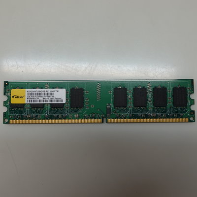 中古良品 Elixir記憶體2GB DDR2 SDRAM PC2-6400U-555-13-E1.800