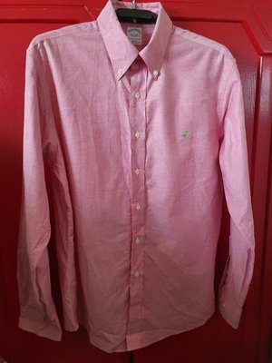 【Brooks Brothers】粉紅色休閒襯衫 L號